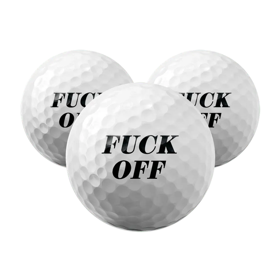Golf Ball 3 Pack Back