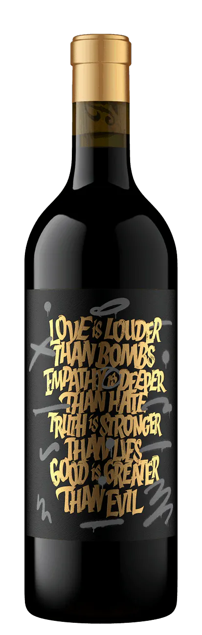 Love is Louder than Bombs bottle