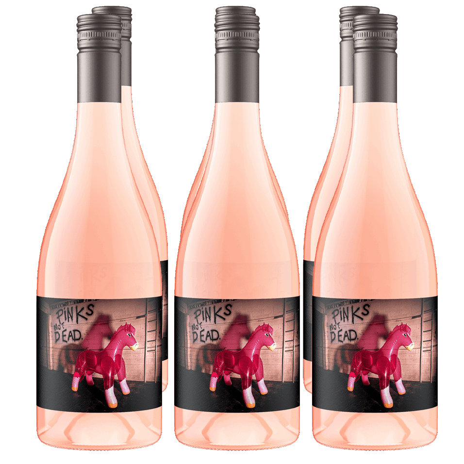 6 bottles of Pinks Not Dead