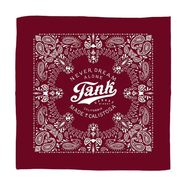 Burgundy Tank Bandana