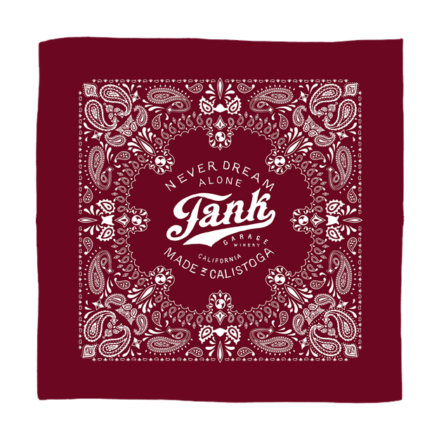 Burgundy Tank Bandana