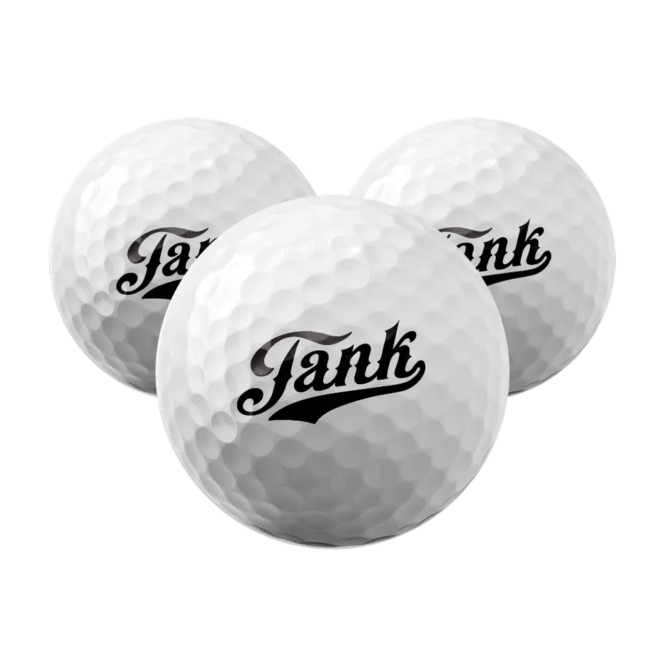 3 Tank Logo golfballs
