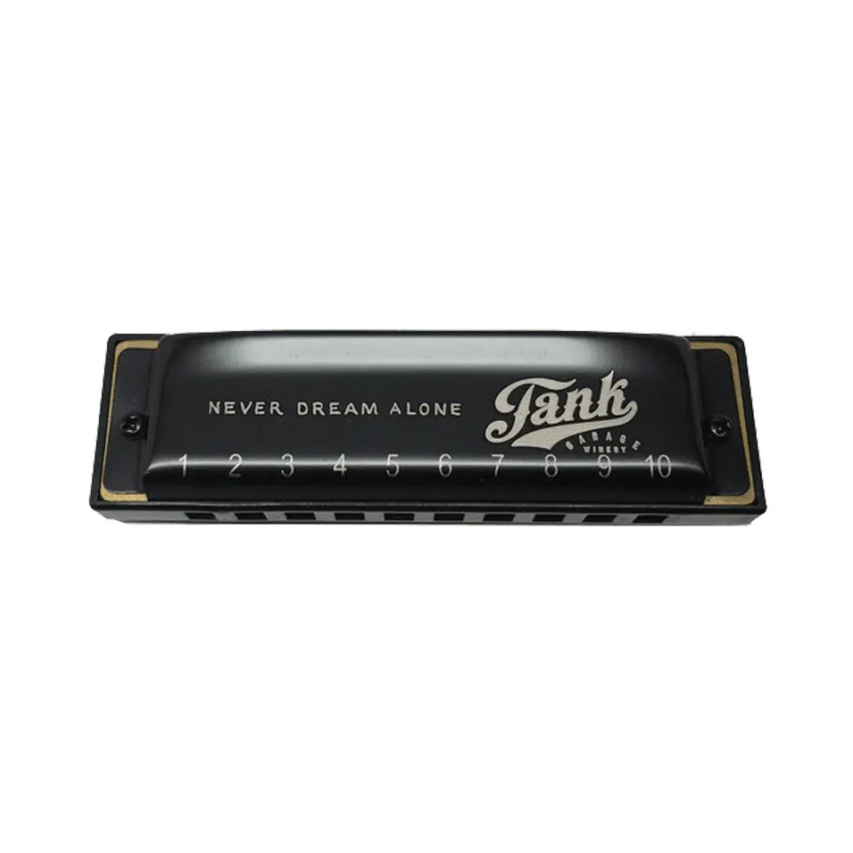 Black Harmonica with the Tank label