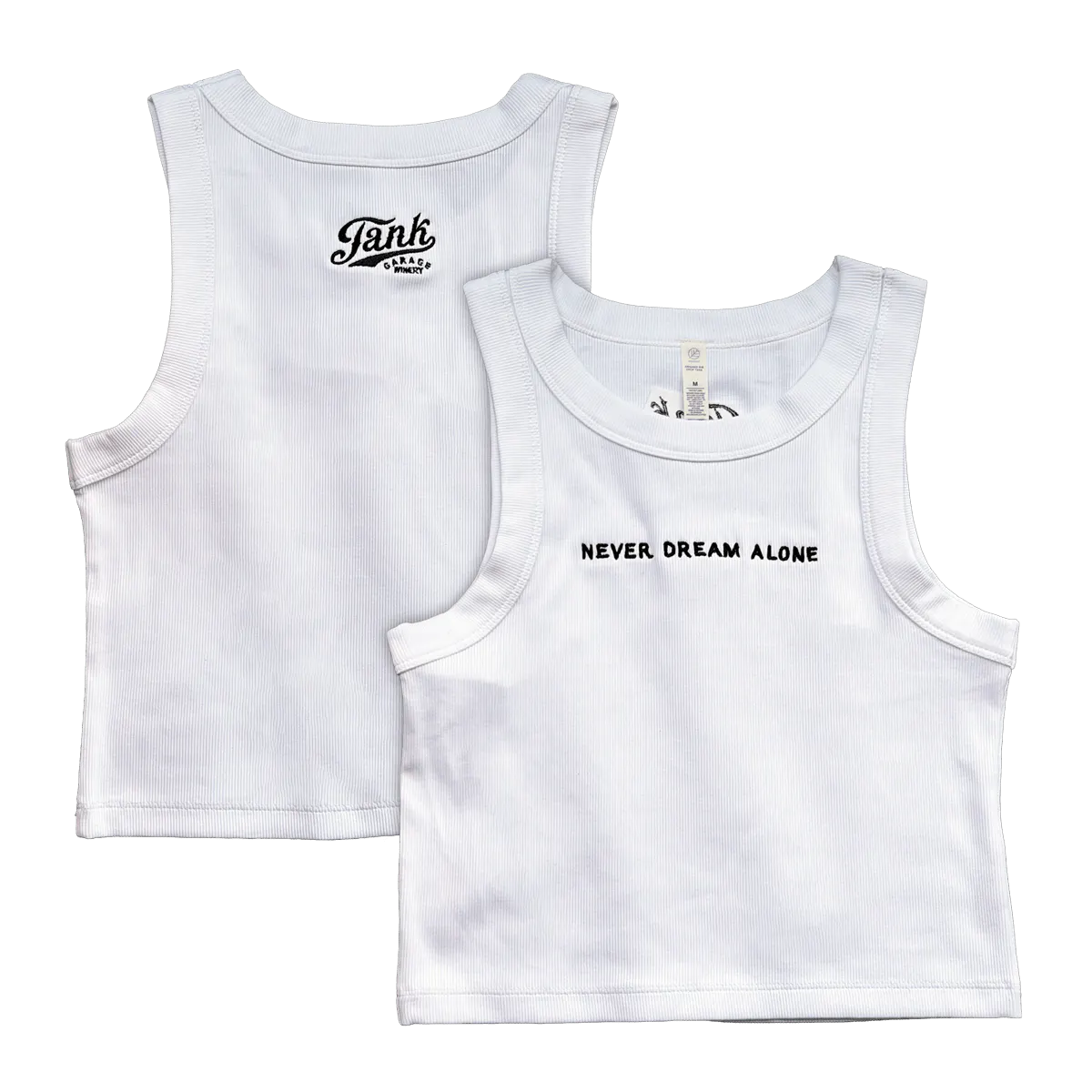 Never Dream Alone Tank White