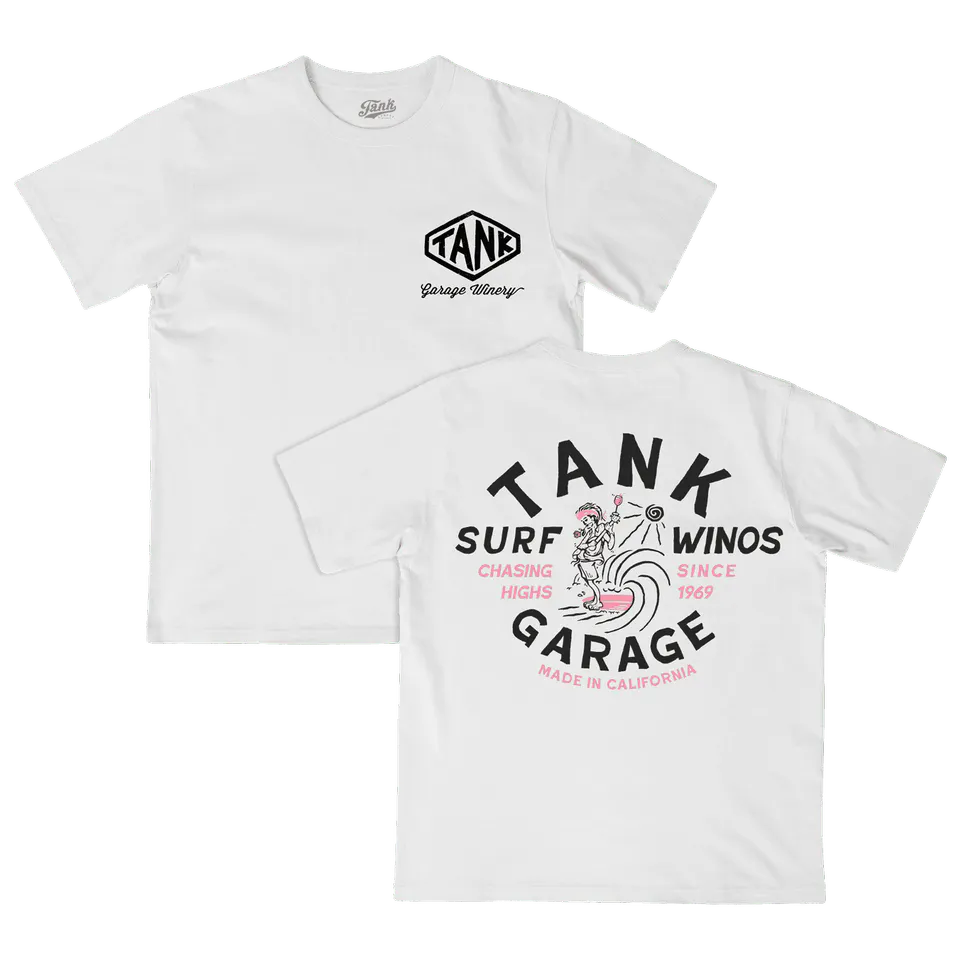 Surf Winos T Shirt White