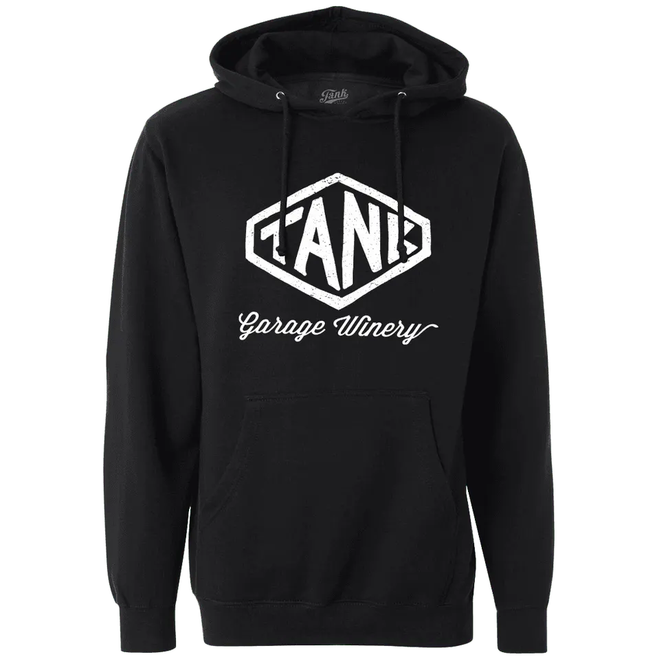 Tank Hex Hoodie Black Front