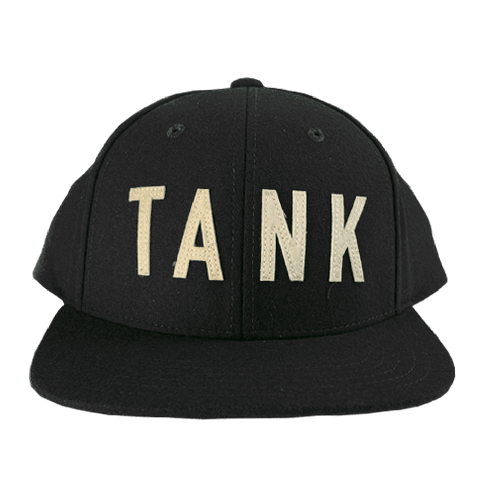 Wool Throwback Hat Black