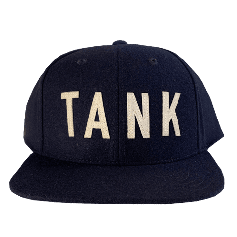 Wool Throwback Hat Navy